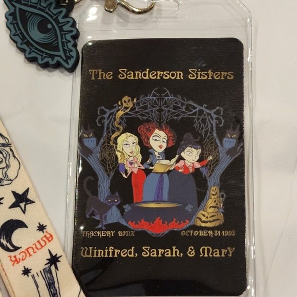 Hocus Pocus Sanderson Sisters Lanyard ID Holder Loungefly NEW - Picture 3 of 10